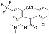 2-[3-CHLORO-5-(TRIFLUOROMETHYL)-2-PYRIDINYL]-2-(2,6-DICHLOROPHENYL)-N-[(DIMETHYLAMINO)METHYLENE]ACETAMIDE 结构式