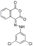 4-[2-(3,5-DICHLOROPHENYL)HYDRAZONO]-3,4-DIHYDRO-1H-BENZO[C]PYRAN-1,3-DIONE 结构式