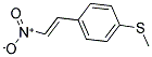 4'-(METHYLTHIO)-BETA-NITROSTYRENE 结构式