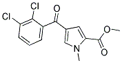 METHYL 4-(2,3-DICHLOROBENZOYL)-1-METHYL-1H-PYRROLE-2-CARBOXYLATE 结构式