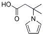 3-METHYL-3-(1H-PYRROL-1-YL)BUTANOIC ACID 结构式