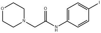 N-(4-Iodophenyl)-2-morpholinoacetamide 结构式