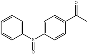 1-[4-(PHENYLSULFINYL)PHENYL]-1-ETHANONE 结构式