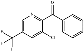[3-CHLORO-5-(TRIFLUOROMETHYL)-2-PYRIDINYL](PHENYL)METHANONE 结构式
