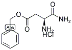 (3S)-3,4-二氨基-4-氧代丁酸苄酯单盐酸盐 结构式
