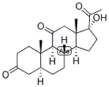 5-ALPHA-PREGNAN-17-OL-3,11,20-TRIONE 结构式