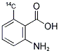 6-METHYL ANTHRANILIC ACID, [METHYL-14C] 结构式