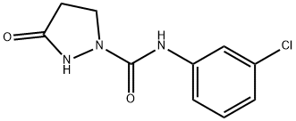 N-(3-CHLOROPHENYL)-3-OXO-1-PYRAZOLIDINECARBOXAMIDE 结构式