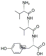 H-Val-Val-Tyr-OH 结构式