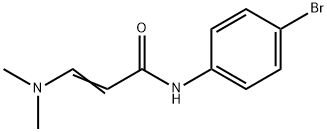 N-(4-BROMOPHENYL)-3-(DIMETHYLAMINO)ACRYLAMIDE 结构式