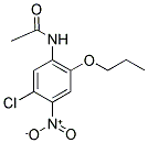 N1-(5-CHLORO-4-NITRO-2-PROPOXYPHENYL)ACETAMIDE 结构式