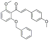 1-[2-(BENZYLOXY)-6-METHOXYPHENYL]-3-(4-METHOXYPHENYL)PROP-2-EN-1-ONE 结构式