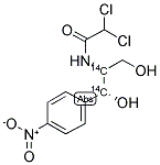 CHLORAMPHENICOL, D-THREO-[1,2-14C] 结构式