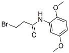 N1-(2,5-DIMETHOXYPHENYL)-3-BROMOPROPANAMIDE 结构式