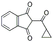 2-(CYCLOPROPYLCARBONYL)INDANE-1,3-DIONE 结构式