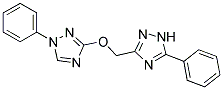 1-PHENYL-1H-1,2,4-TRIAZOL-3-YL (5-PHENYL-1H-1,2,4-TRIAZOL-3-YL)METHYL ETHER 结构式