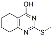 2-(METHYLSULFANYL)-5,6,7,8-TETRAHYDRO-4-QUINAZOLINOL 结构式