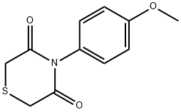 4-(4-METHOXYPHENYL)-3,5-THIOMORPHOLINEDIONE 结构式