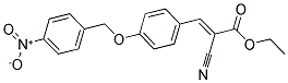 ETHYL 3-(4-((4'-NITROBENZYLOXY)PHENYL)PROP-2-ENOATE-2-NITRILE 结构式