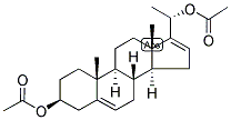 5,16-PREGNADIEN-3-BETA, 20-ALPHA-DIOL DIACETATE 结构式