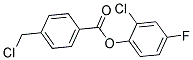 2-Chloro-4-fluorophenyl 4-(chloromethyl)benzoate 结构式