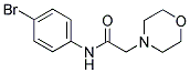 N-(4-BROMOPHENYL)-2-MORPHOLINOACETAMIDE 结构式