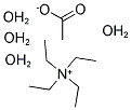 TETRAETHYLAMMONIUM ACETATE TETRAHYDRATE 结构式