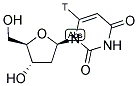 2'-DEOXYURIDINE, [6-3H]- 结构式