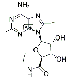 ETHYLCARBOXAMIDOADENOSINE 结构式