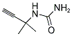 N-(1,1-DIMETHYLPROP-2-YNYL)UREA 结构式