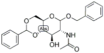 2-ACETAMIDO-2-DEOXY-ALPHA-BENZYL-4,6-O-BENZYLIDENE-D-GLUCOSIDE 结构式