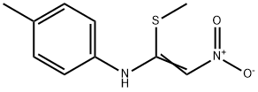 4-METHYL-N-[1-(METHYLSULFANYL)-2-NITROVINYL]ANILINE 结构式