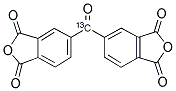 BENZOPHENONE-ALPHA-13C-3,3',4,4'-TETRACARBOXYLIC DIANHYDRIDE 结构式