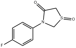 3-(4-FLUOROPHENYL)-4-OXO-1,3-THIAZOLAN-1-IUM-1-OLATE 结构式