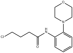 4-CHLORO-N-(2-MORPHOLINOPHENYL)BUTANAMIDE 结构式