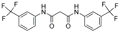 N,N'-BIS-(3-TRIFLUOROMETHYL-PHENYL)-MALONAMIDE 结构式