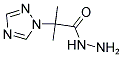 2-METHYL-2-(1H-1,2,4-TRIAZOL-1-YL)PROPANOHYDRAZIDE 结构式