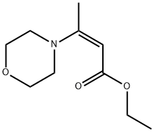 3-MORPHOLIN-4-YL-BUT-2-ENOIC ACID ETHYL ESTER 结构式