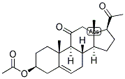 5-PREGNEN-3-BETA-OL-11,20-DIONE ACETATE 结构式