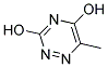 6-METHYL-1,2,4-TRIAZINE-3,5-DIOL 结构式