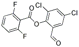 2,4-DICHLORO-6-FORMYLPHENYL 2,6-DIFLUOROBENZOATE 结构式