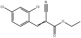 ETHYL 2-CYANO-3-(2,4-DICHLOROPHENYL)ACRYLATE 结构式