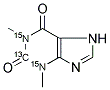 THEOPHYLLINE (2-13C, 1,3-15N2) 结构式