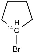 CYCLOPENTYLBROMIDE, [1-14C] 结构式