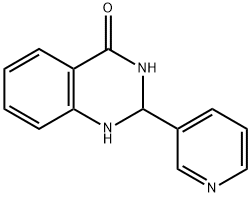2-(3-Pyridyl)-1,2,3-trihydroquinazolin-4-one 结构式