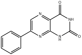 7-PHENYLPTERIDINE-2,4-DIOL 结构式