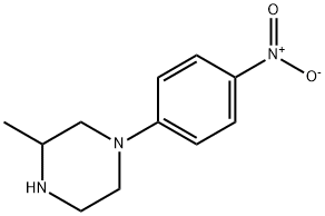 3-METHYL-1-(4-NITROPHENYL)PIPERAZINE 结构式