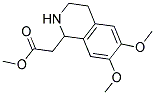 (6,7-DIMETHOXY-1,2,3,4-TETRAHYDRO-ISOQUINOLIN-1-YL)-ACETIC ACID METHYL ESTER 结构式