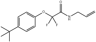 N-ALLYL-2-[4-(TERT-BUTYL)PHENOXY]-2,2-DIFLUOROACETAMIDE 结构式