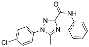 1-(4-CHLOROPHENYL)-5-METHYL-N-PHENYL-1H-1,2,4-TRIAZOLE-3-CARBOXAMIDE 结构式